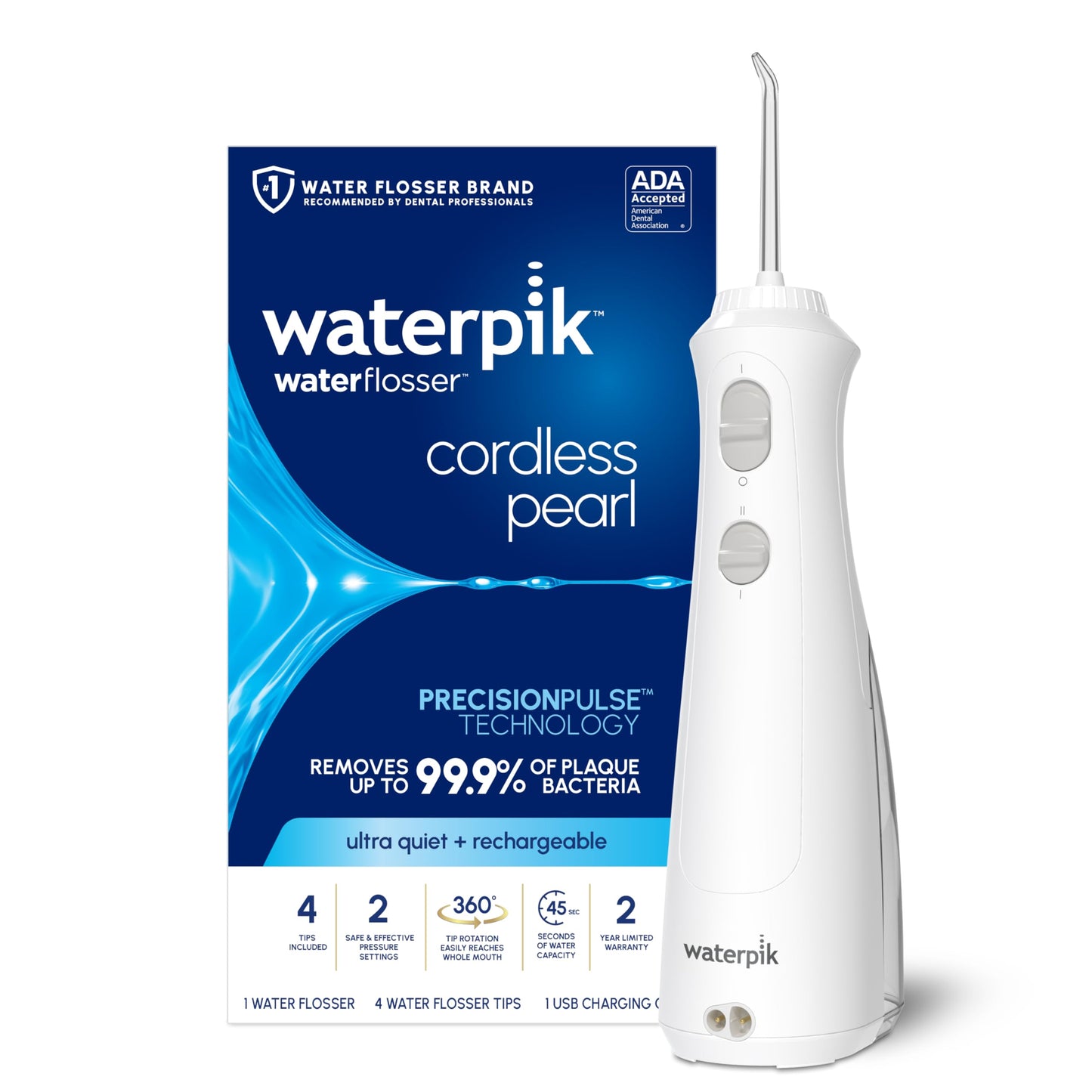 Waterpik Cordless Portable Water Flosser for Travel