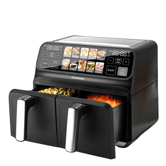 ChefRobot 8QT Dual Air Fryer with TFT Screen