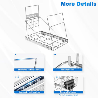 Pull Out Kitchen Trash Can Under Cabinet Kit