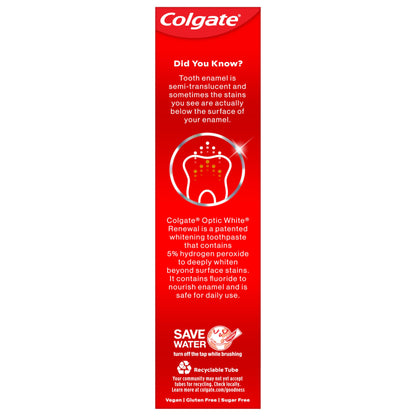 Colgate Optic White Renewal Toothpaste 3oz