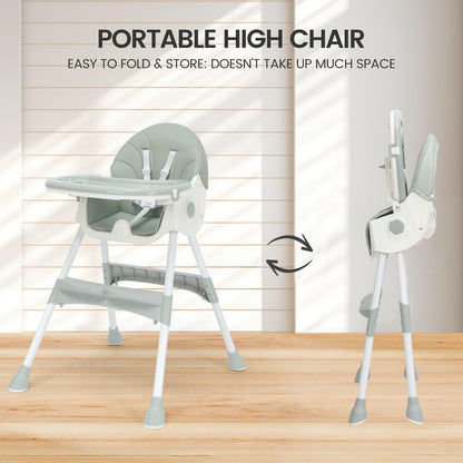 2-in-1 Convertible High Chair for Babies