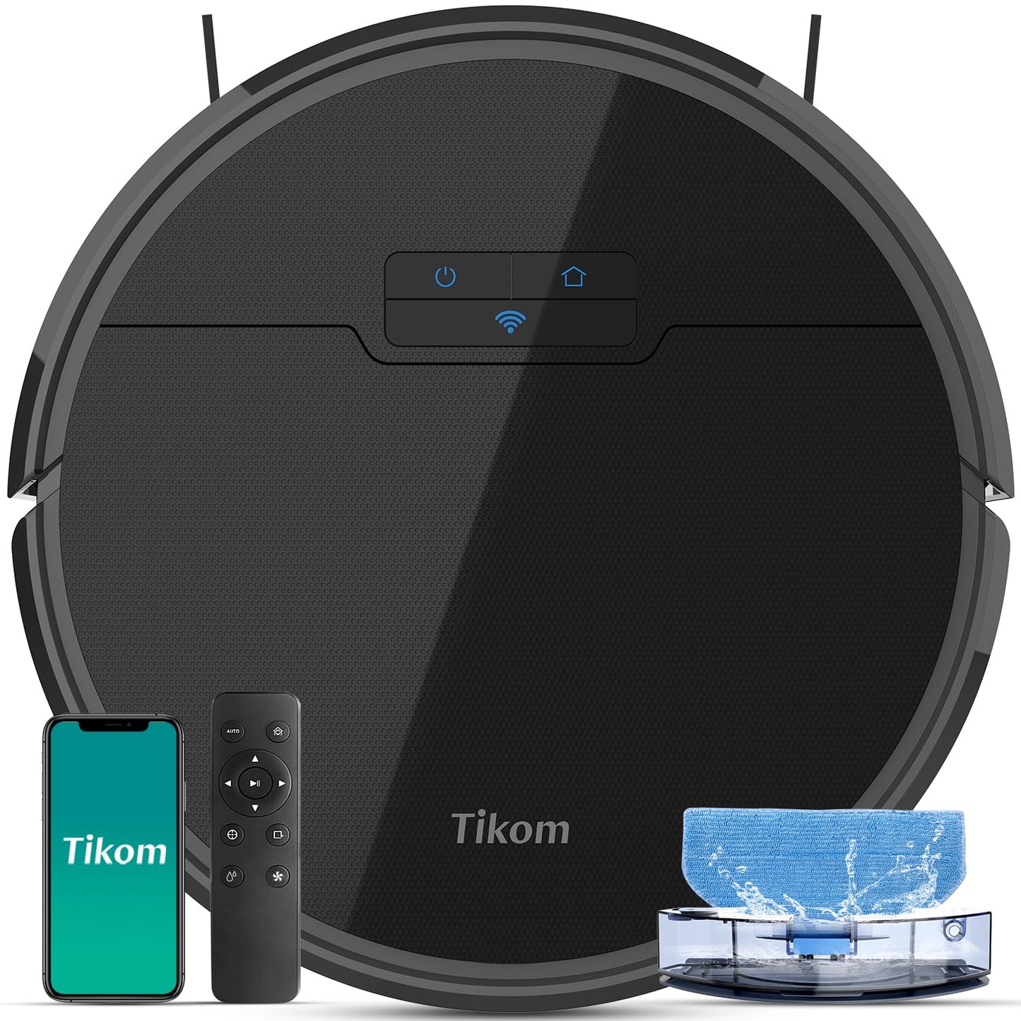 Tikom Robot Vacuum and Mop Combo with App