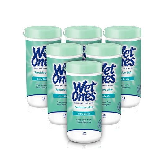 Wet Ones Unscented Sensitive Skin Wipes, 40 ct.
