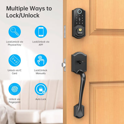 SMONET Smart Lock with Fingerprint & Bluetooth