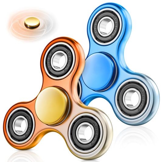 2 Pack Fidget Spinners for Stress Relief