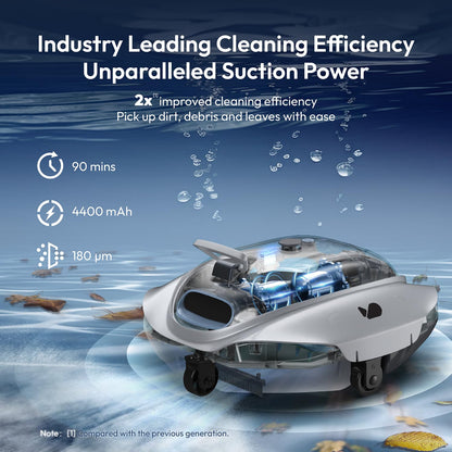 Cordless Robotic Pool Cleaner by BUBLUE