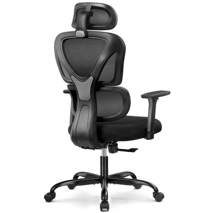 KERDOM Ergonomic Mesh Office Chair with Headrest