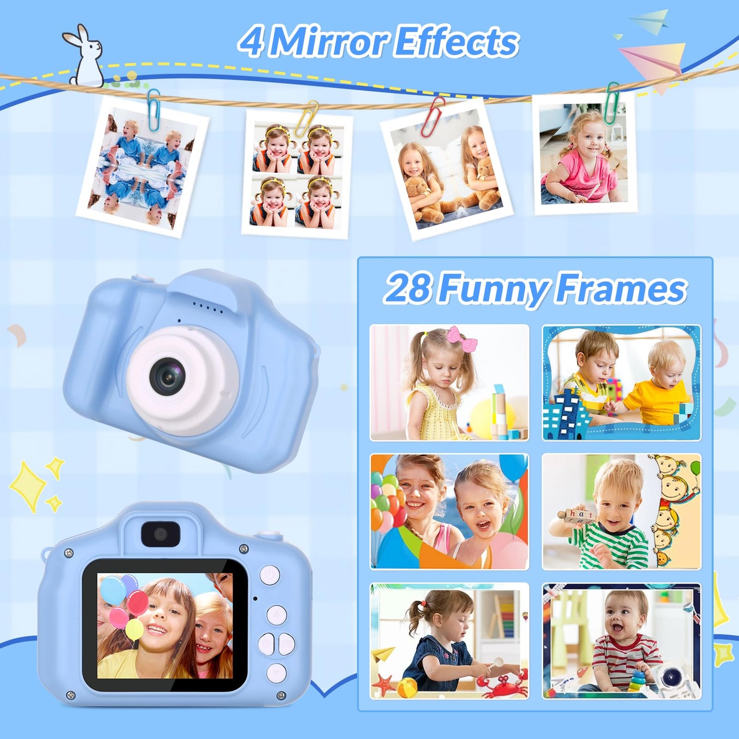 Kids 26MP HD Selfie Digital Camera for Girls