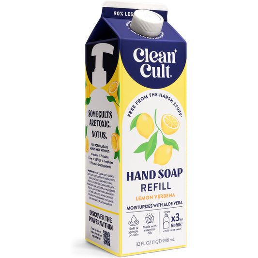 Cleancult Lemon Verbena Liquid Hand Soap Refill