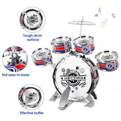 Toddler Drum Kit by M SANMERSEN - 5 Pieces
