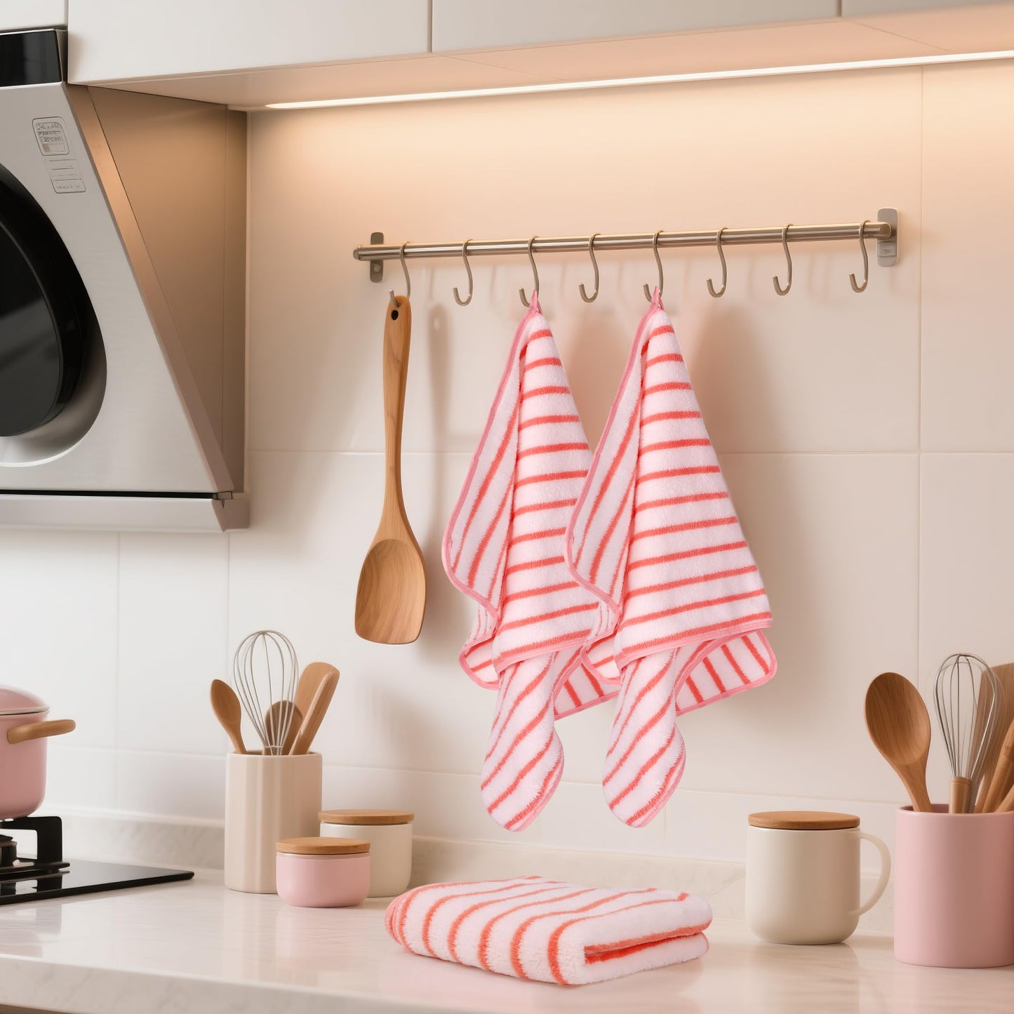 12 PCS Microfiber Kitchen Towels and Cloths Set