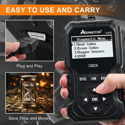 AERMOTOR OBD2 Scanner for Engine Fault Codes