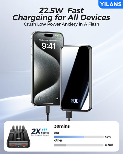 Portable 42800mAh Fast Charging Power Bank