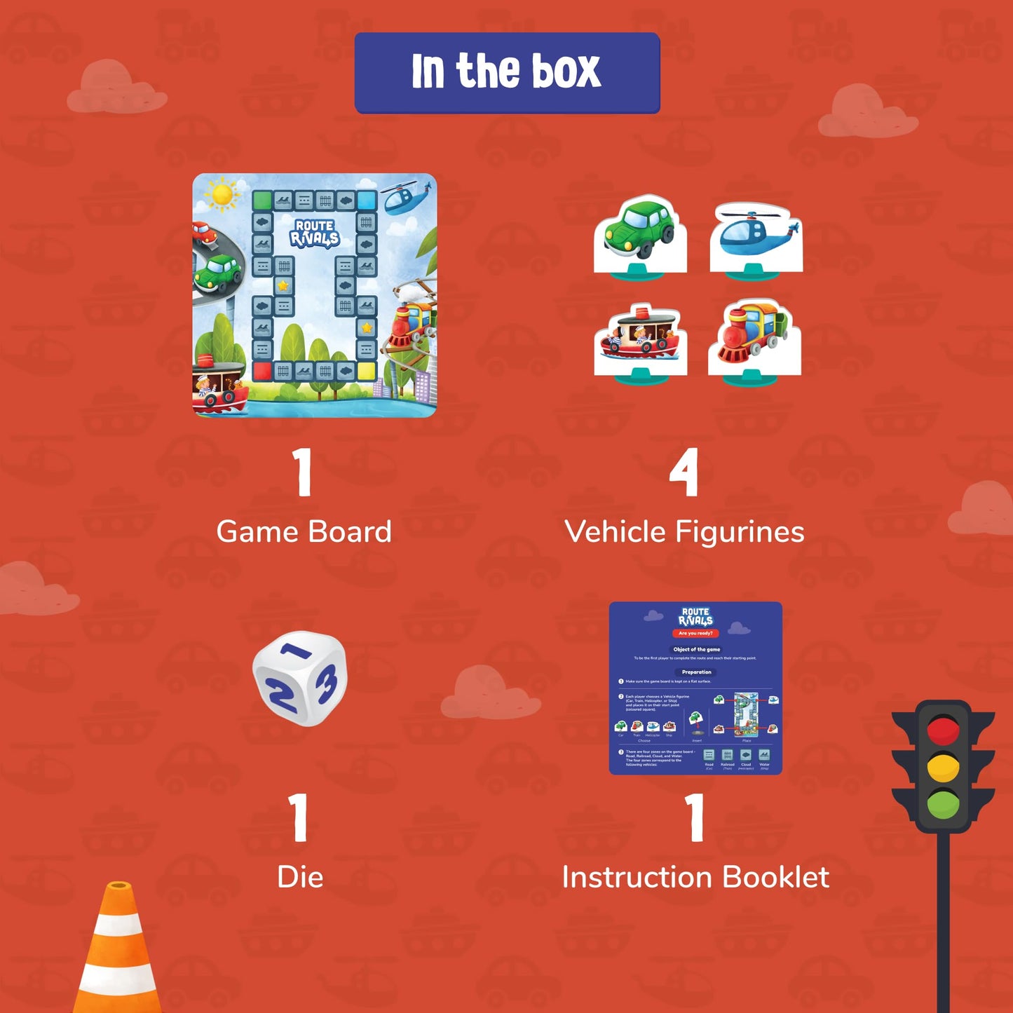 Route Rivals Board Game for Family Fun