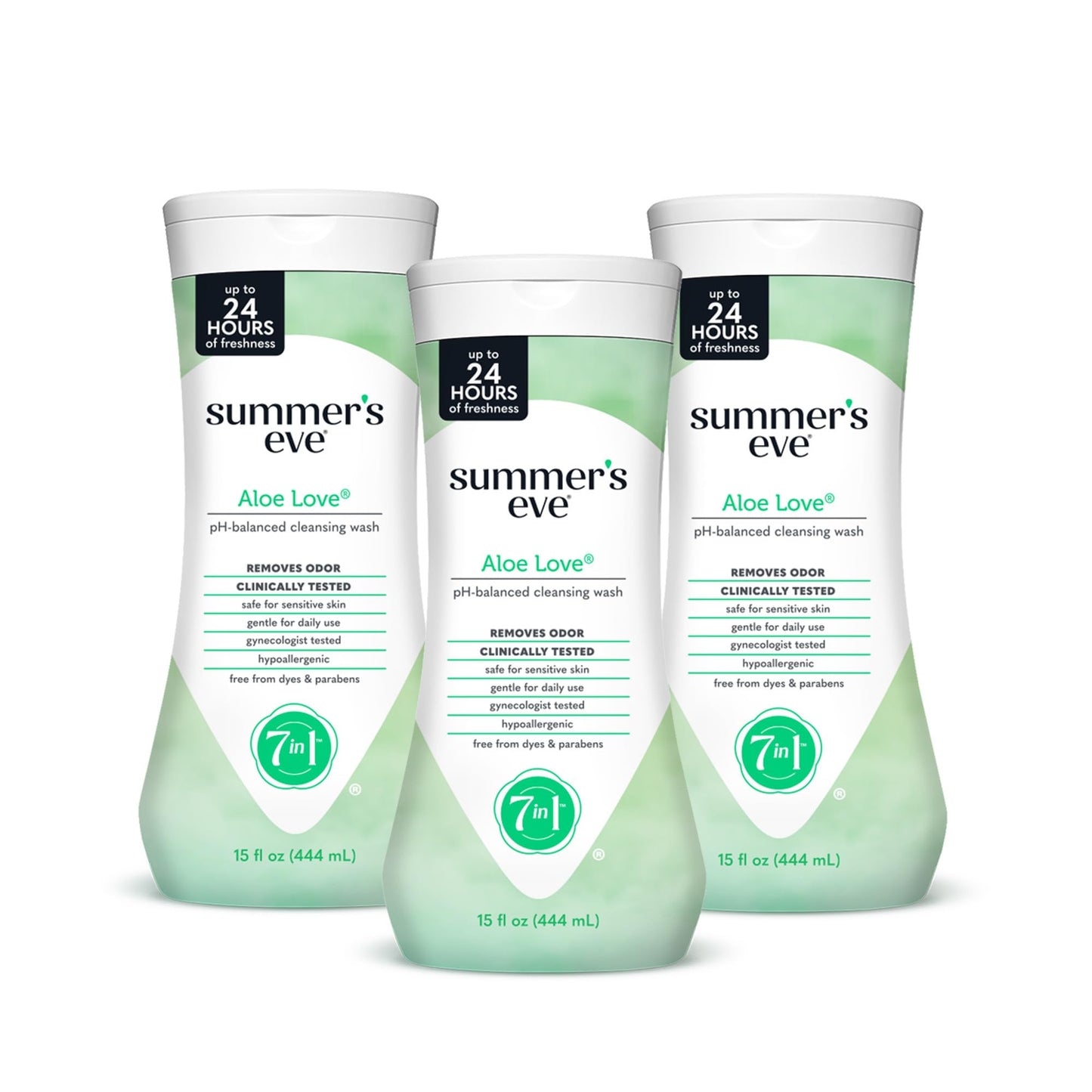 Summer's Eve Gentle Feminine Body Wash 3 Pack
