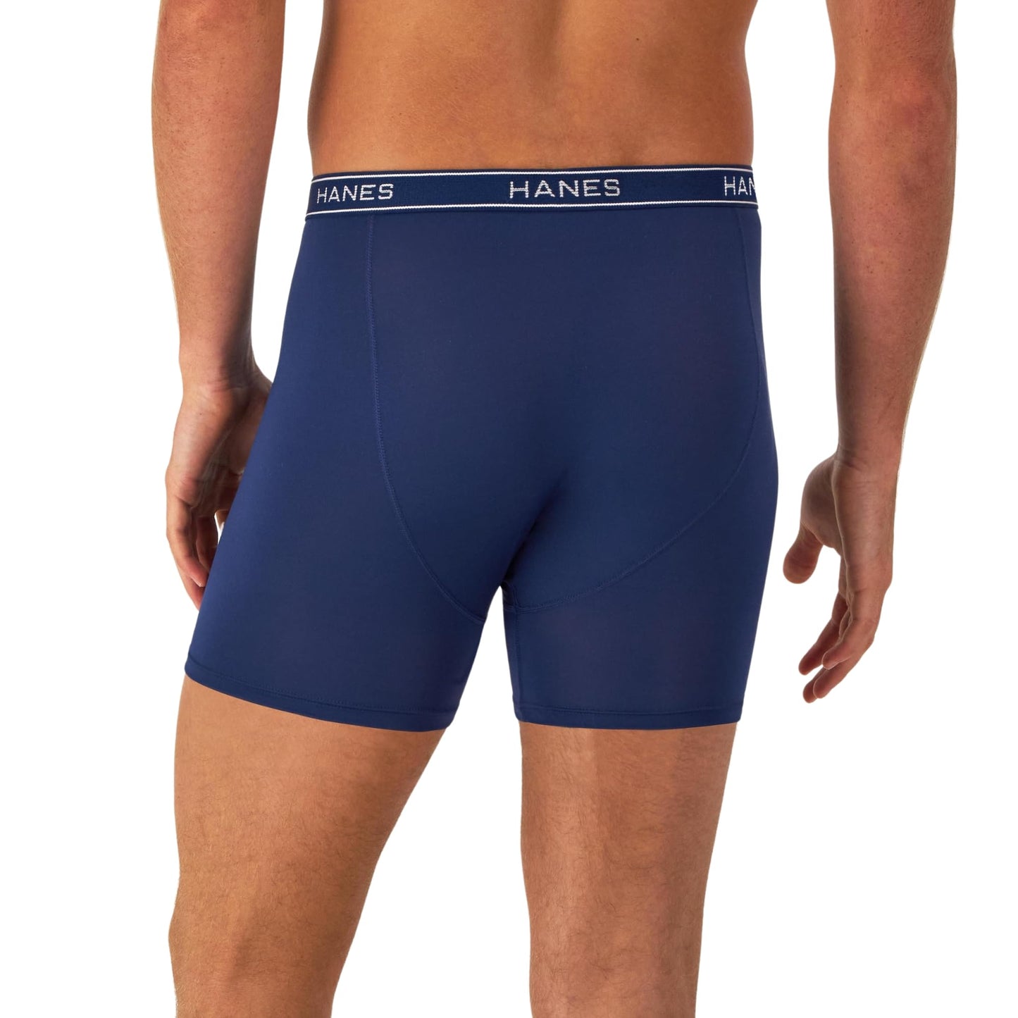 Hanes Men's Moisture-Wicking Boxer Briefs, 6-Pack