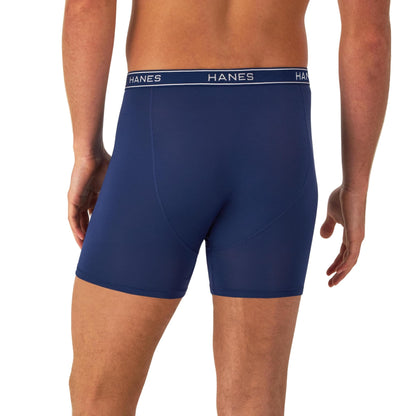 Hanes Men's Moisture-Wicking Boxer Briefs, 6-Pack