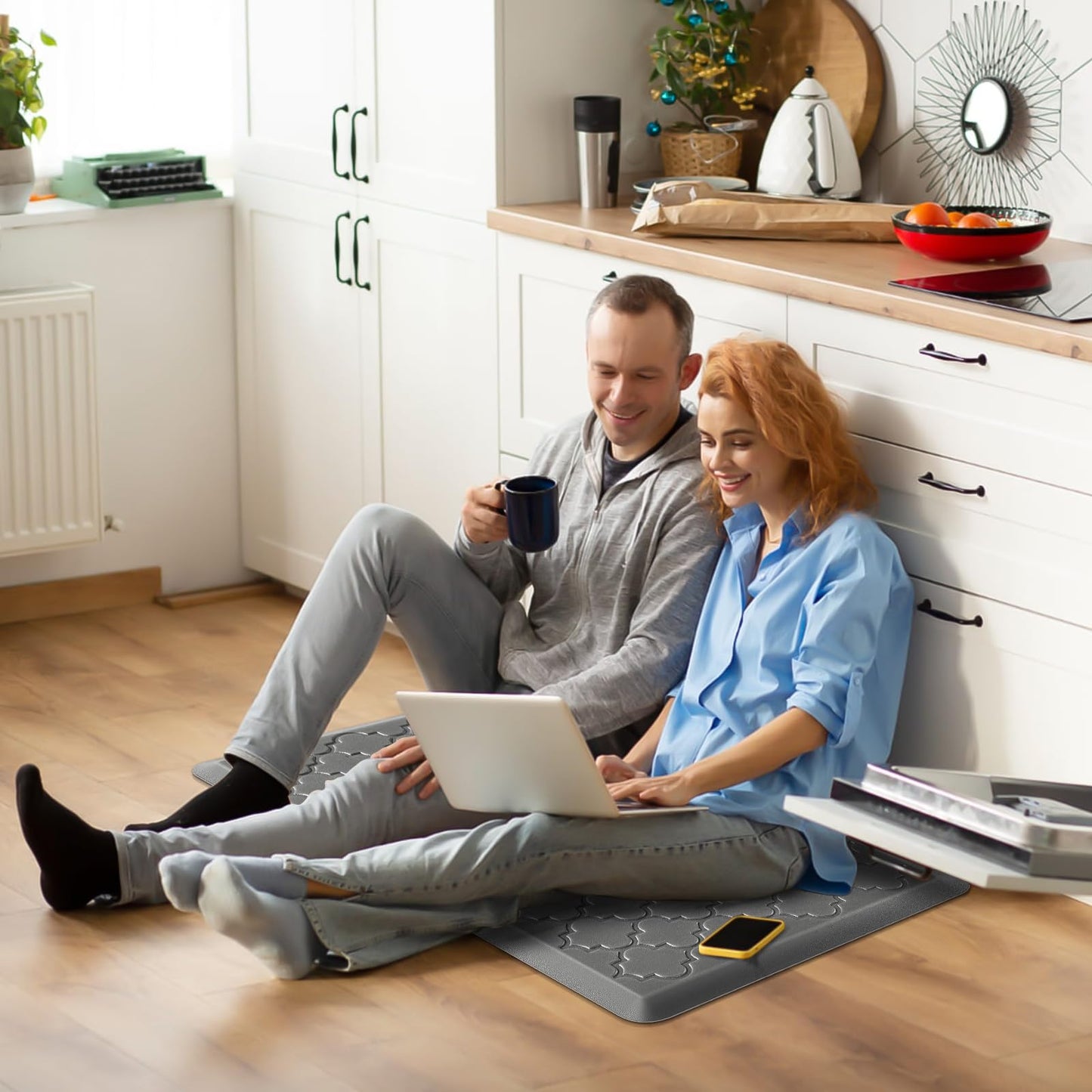 Anti-Fatigue Kitchen Mat by Villsure - 1/2 Inch Thick