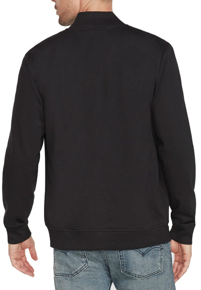 Skechers Men's Hoodless Hoodie, Bold Black, Medium