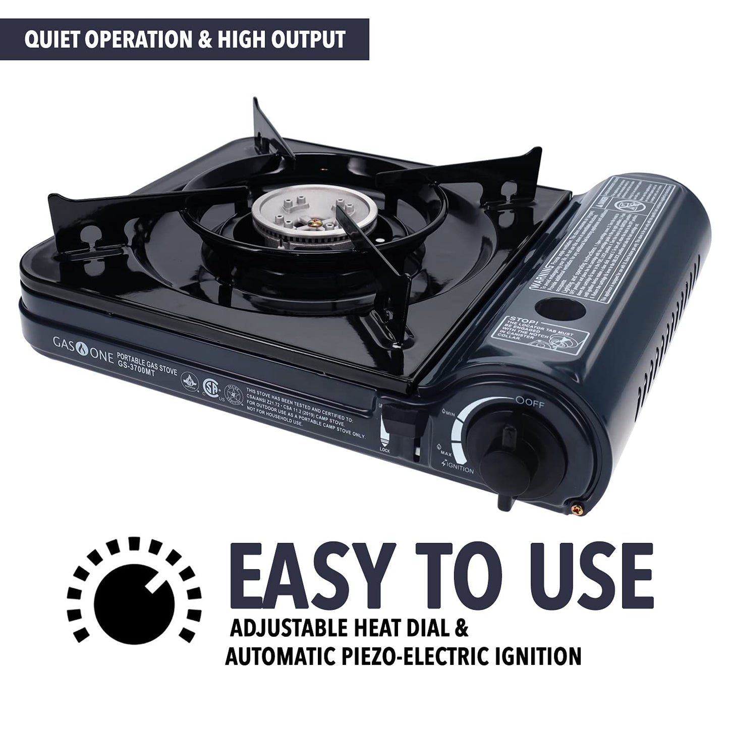 10,000 BTU Portable Butane Gas Stove by Gas One