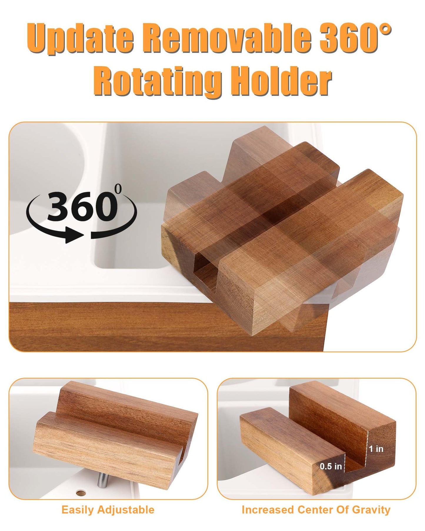 Couch Cup Holder Tray for Drinks and Storage