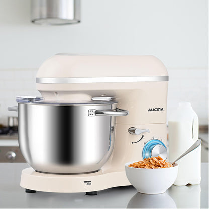 Aucma 6.5QT 660W Tilt-Head Stand Mixer
