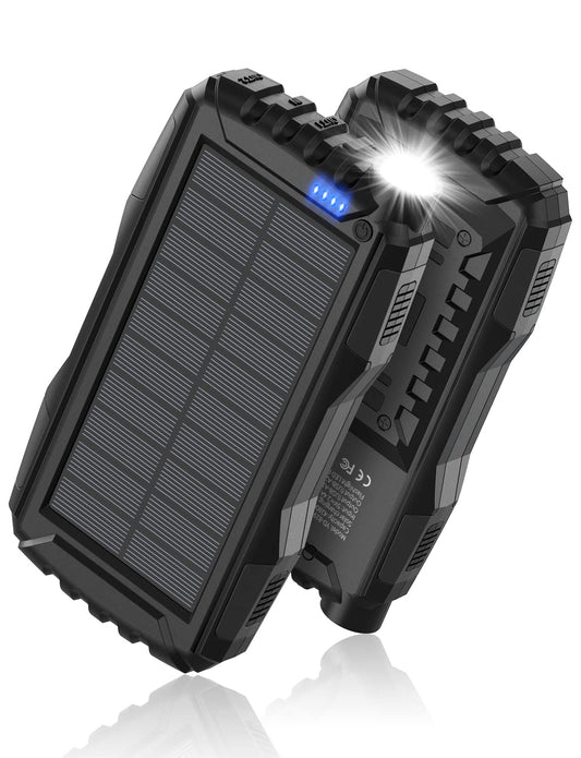 Solar Power Bank 42800mAh with Fast Charging
