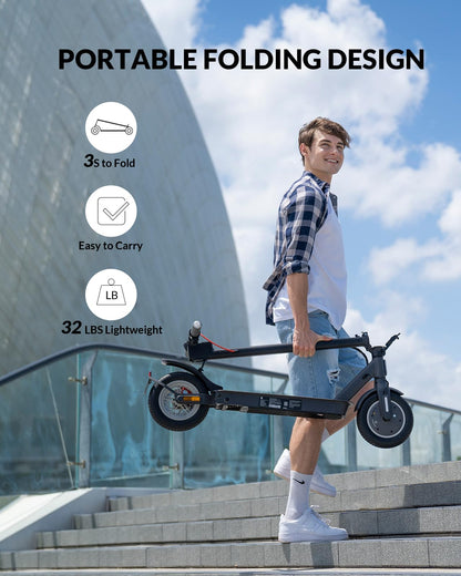 5TH WHEEL Foldable Electric Scooter With Turn Signals