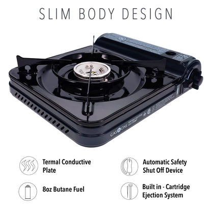 10,000 BTU Portable Butane Gas Stove by Gas One