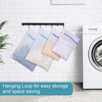 3 Pack Laundry Bags with Zipper for Delicates