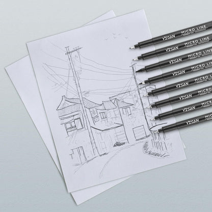 YISAN Micro Fineliner Pens Set for Artists