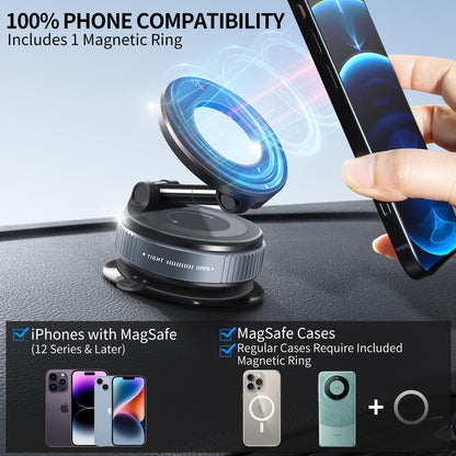 Vacuum Suction Magnetic Phone Holder for Cars