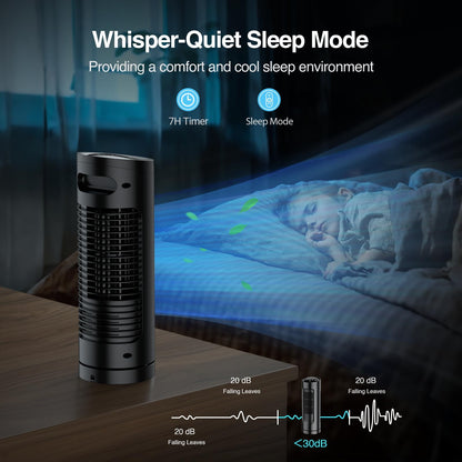 VCK 13" Bladeless Oscillating Tower Fan