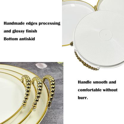 Round Decorative Serving Trays Set of 3