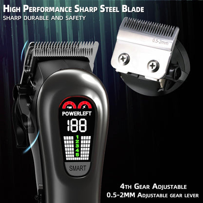 TCMKY Cordless Hair Clippers for Men Grooming