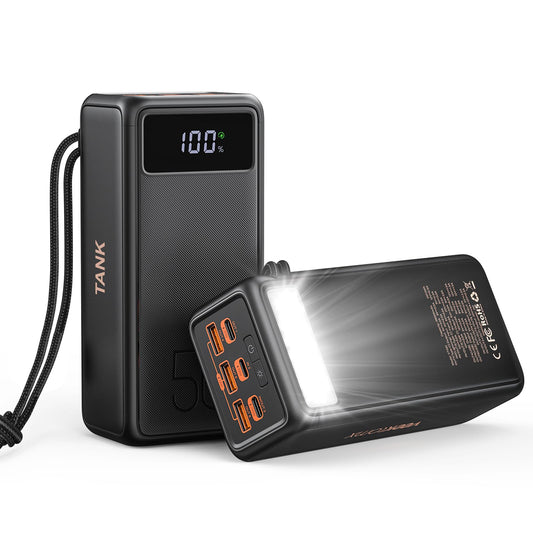 56000mAh Portable Charger with LED Flashlight