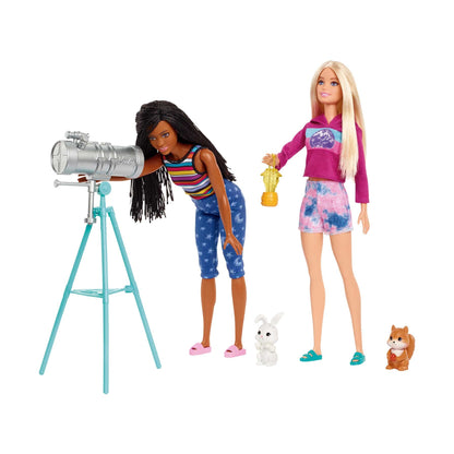 Barbie Camping Playset with 2 Dolls & Accessories