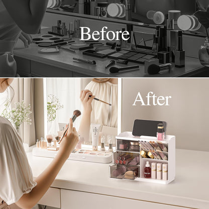 Makeup Organizer with Drawers for Vanity Storage