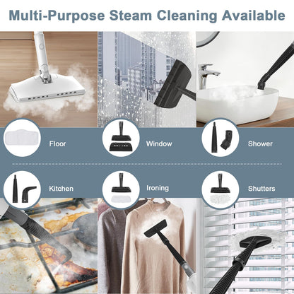 ACHTFACH 6-in-1 Steam Mop Cleaner with Detachable Pads
