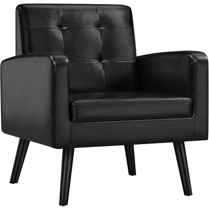 Yaheetech Mid-Century Accent Armchair for Living Room