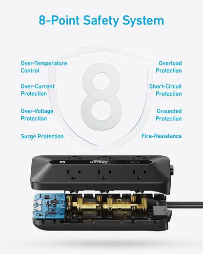 Anker 10-in-1 Ultra Thin Power Strip