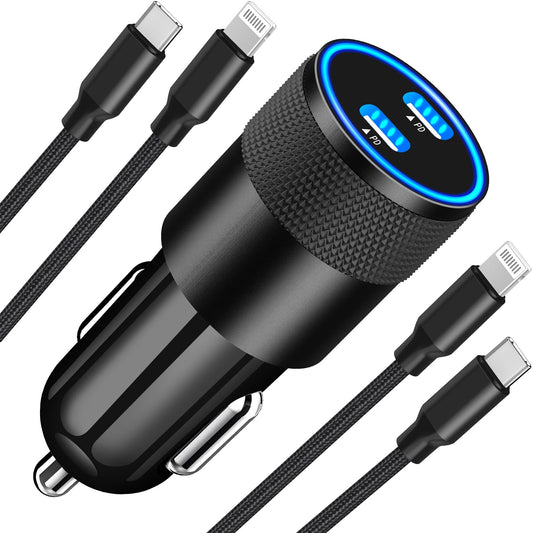 Braveridge Fast Charging Dual USB-C Car Charger