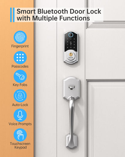 Smart Keyless Entry Door Lock Set by SMONET