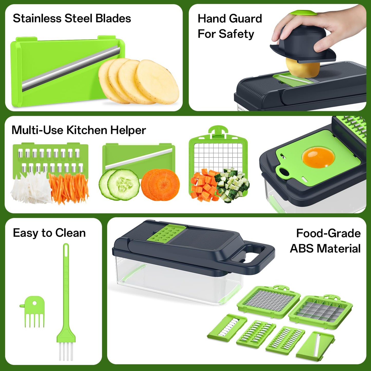 Vegetable Chopper 12-in-1 Kitchen Gadget