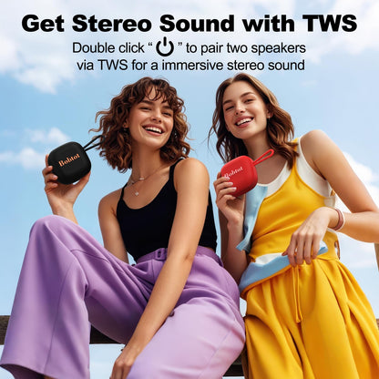 Portable Bluetooth Shower Speaker with 16H Playtime