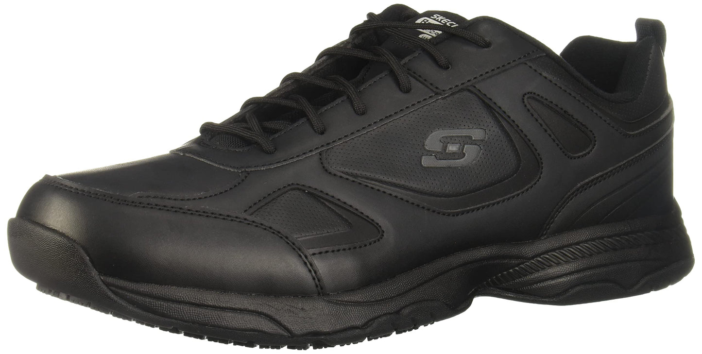 Skechers Men's Dighton Black Work Shoes