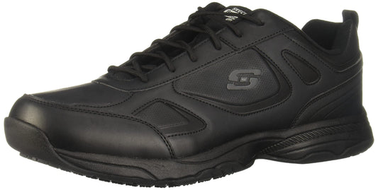 Skechers Men's Dighton Black Work Shoes