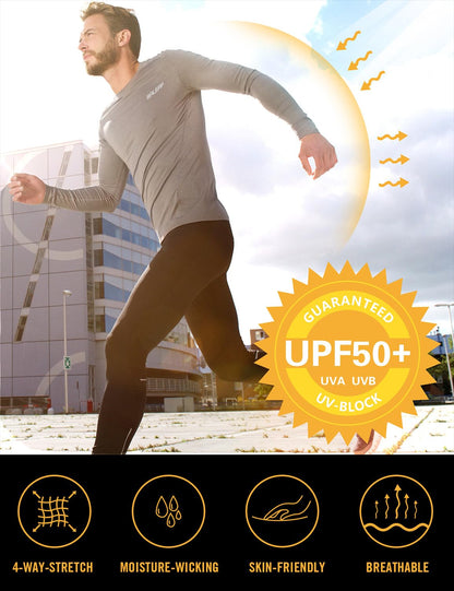 baleaf Men's UV Protection Long Sleeve Shirt