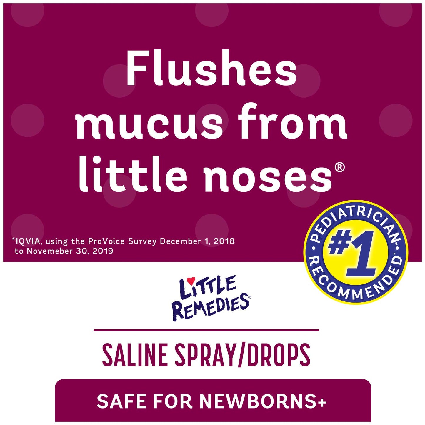 Little Remedies Saline Spray for Newborns, 0.5 oz