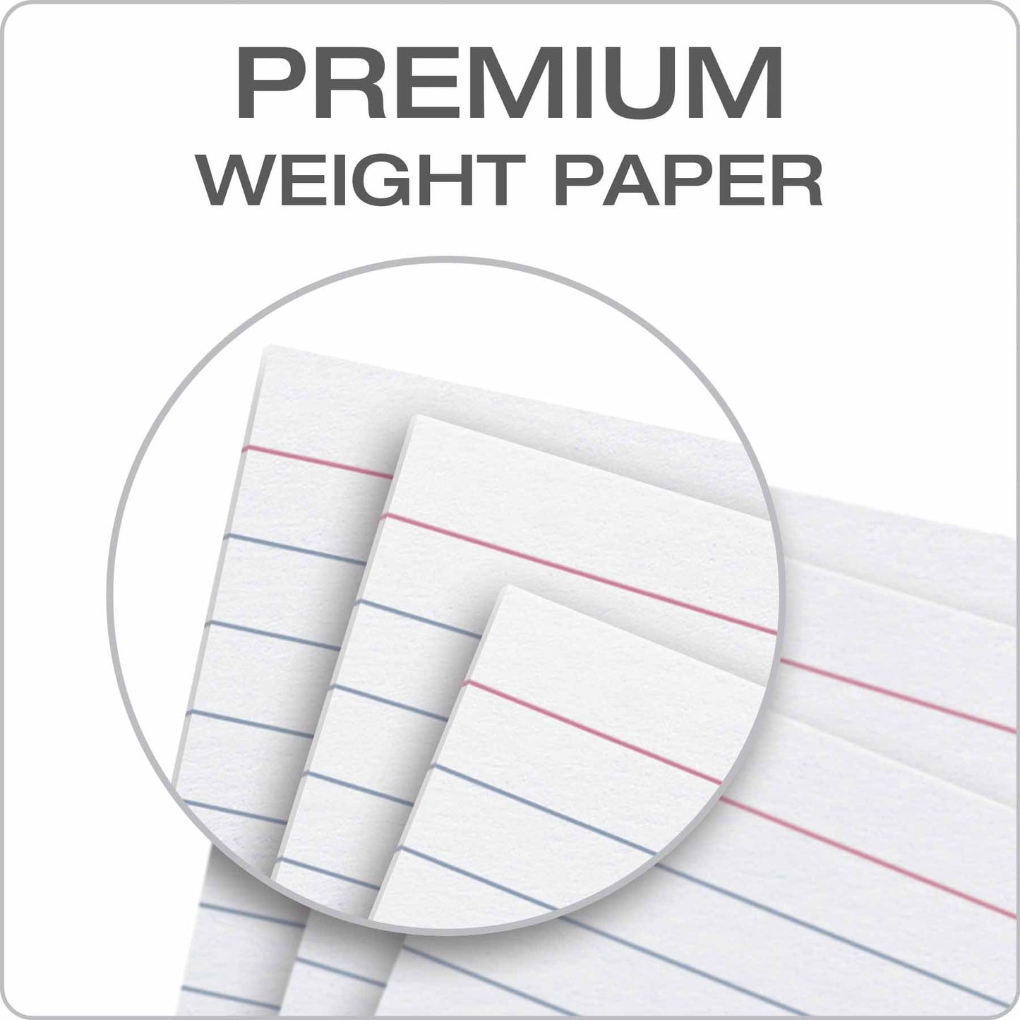 Oxford Ruled 4" x 6" Index Cards, 1000 Pack